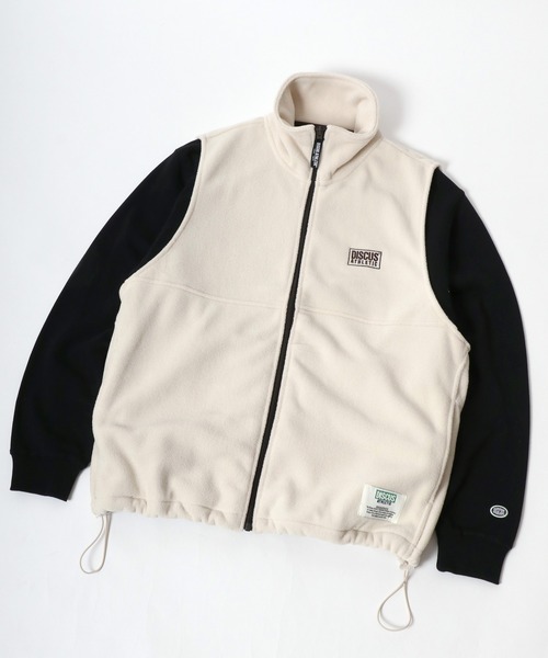 DISCUS（ディスカス）の「DISCUS/ディスカス フリース スタンドベスト（ベスト・レディース・アイボリー/キャメル/ブラウン/ブラック・L/M）」の22枚目の写真