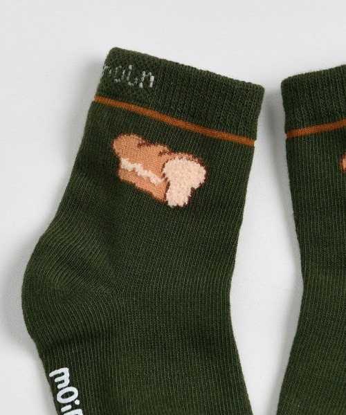 moimoln(モイモルン)の「ブレディソックス(ソックス/靴下・キッズ・ダークグリーン・16cm/14cm/12cm/10cm)」の3枚目の写真
