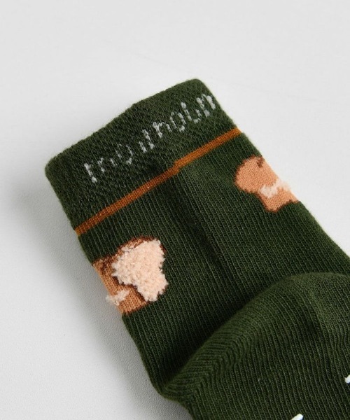 moimoln(モイモルン)の「ブレディソックス(ソックス/靴下・キッズ・ダークグリーン・16cm/14cm/12cm/10cm)」の5枚目の写真