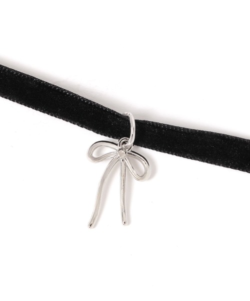 niko and...（ニコアンド）の「プチモチーフ付きチョーカー（チョーカー・レディース・ブラック・0）」の2枚目の写真