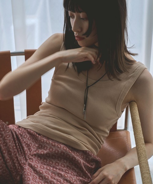 LAYERED COLOR TANK（タンクトップ）｜marjour（マージュール）