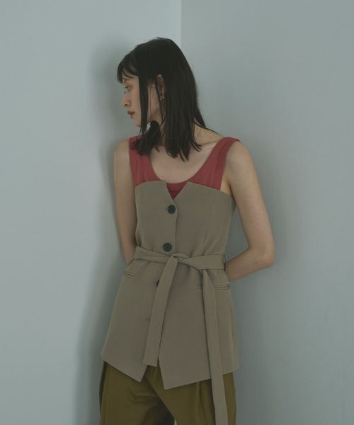 LAYERED COLOR TANK（タンクトップ）｜marjour（マージュール）