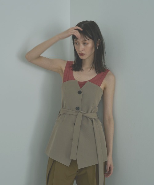 LAYERED COLOR TANK（タンクトップ）｜marjour（マージュール）