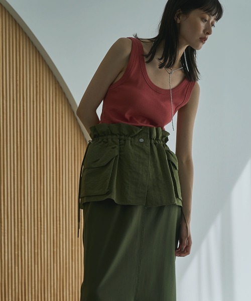 LAYERED COLOR TANK（タンクトップ）｜marjour（マージュール）