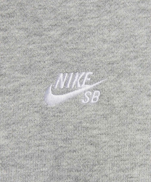 NIKE SB（ナイキエスビー）の「NIKE SB/ナイキエスビー スウェット LOGO SB フリース スケートボードクルー FV7354-010/FV7354-063（スウェット・メンズ・ヘザーグレー/ブラック・L/M/XL）」の12枚目の写真