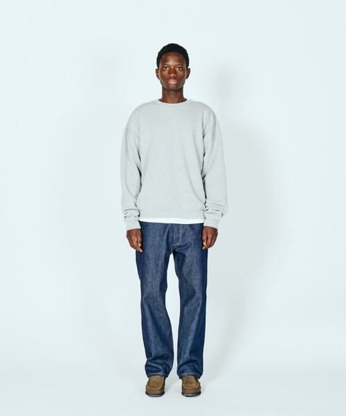 C.E.L.STORE（セルストア）の「MADDEN / メデン RAT LOGO OVER-SIZE CREW SWEAT アメリカ製 ワンポイント ラットロゴ オーバーサイズスウェット（スウェット・メンズ・ナチュラル/ヘザーグレー/ブラック・MEDIUM/LARGE/X-LARGE）」の15枚目の写真