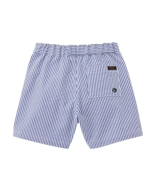 DOUBLE_B（ダブルビー）の「速乾素材5分丈ハーフパンツ（その他パンツ・キッズ・ホワイト×ネイビー/カーキ・80ｃｍ/90cm/100cm/110cm/120cm/130cm）」の3枚目の写真