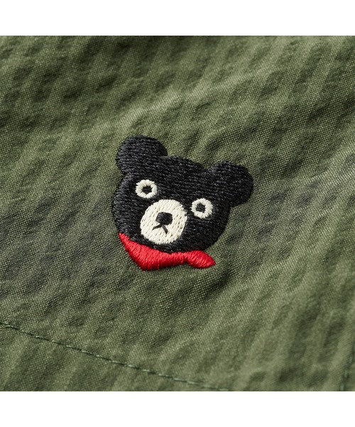 DOUBLE_B（ダブルビー）の「速乾素材5分丈ハーフパンツ（その他パンツ・キッズ・ホワイト×ネイビー/カーキ・80ｃｍ/90cm/100cm/110cm/120cm/130cm）」の9枚目の写真