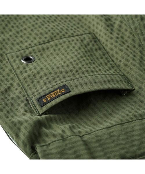 DOUBLE_B（ダブルビー）の「速乾素材5分丈ハーフパンツ（その他パンツ・キッズ・ホワイト×ネイビー/カーキ・80ｃｍ/90cm/100cm/110cm/120cm/130cm）」の12枚目の写真