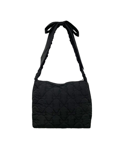 Honey Cinnamon（ハニーシナモン）の「リボンキルトショルダーバッグ（ショルダーバッグ・レディース・ブラック/ピンク・FREE）」の12枚目の写真