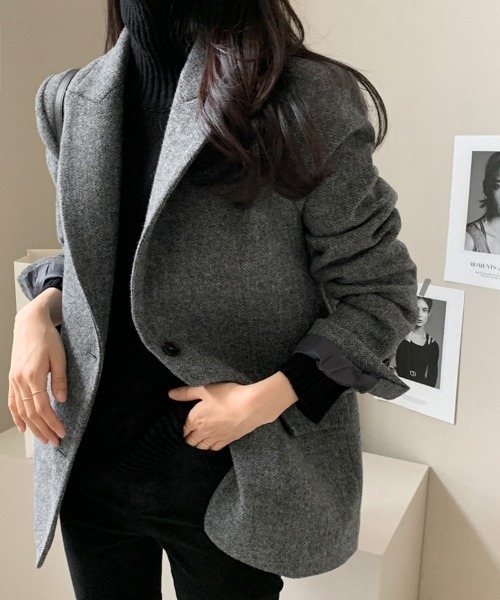 【セール】2つボタン テーラードジャケット（テーラードジャケット）｜Ritzy（リッツィー）