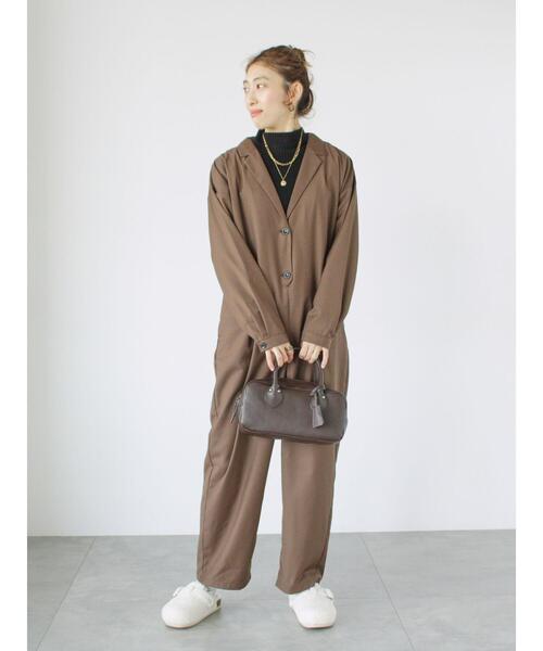 ブラウン ジャンプスーツ Lサイズ Lugnoncure（ルノンキュール）の「ジャンプスーツ（サロペット