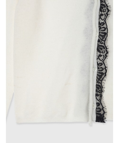 ZOZO限定カラー】アイラッシュレーストリミングニット（ニット