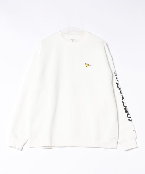 (What it isNt)ART BY MARKGONZALES(ワットイットイズント)の「【(What it isNt)ART BY MARKGONZALES / (ワットイットイズント) アートバイマークゴンザレス】リラックスフィット バックプリント 裏起毛 クルーネックトレーナー ユニセックス(スウェット・メンズ・ピンク系その他2/グリーン系その他2/ホワイト系その他2/ゴールド系その他/ブルー系その他/ホワイト系その他・X-LARGE/LARGE/MEDIUM)」の12枚目の写真