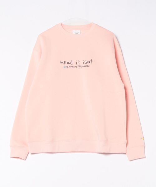 (What it isNt)ART BY MARKGONZALES(ワットイットイズント)の「【(What it isNt)ART BY MARKGONZALES / (ワットイットイズント) アートバイマークゴンザレス】リラックスフィット バックプリント 裏起毛 クルーネックトレーナー ユニセックス(スウェット・メンズ・ピンク系その他2/グリーン系その他2/ホワイト系その他2/ゴールド系その他/ブルー系その他/ホワイト系その他・X-LARGE/LARGE/MEDIUM)」の7枚目の写真