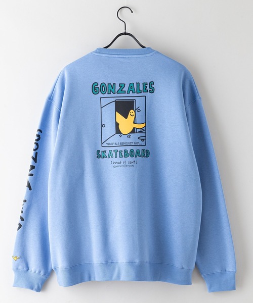 (What it isNt)ART BY MARKGONZALES(ワットイットイズント)の「【(What it isNt)ART BY MARKGONZALES / (ワットイットイズント) アートバイマークゴンザレス】リラックスフィット バックプリント 裏起毛 クルーネックトレーナー ユニセックス(スウェット・メンズ・ピンク系その他2/グリーン系その他2/ホワイト系その他2/ゴールド系その他/ブルー系その他/ホワイト系その他・X-LARGE/LARGE/MEDIUM)」の22枚目の写真