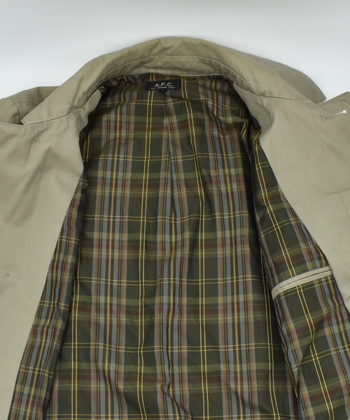 A.P.C.（アーペーセー）の「【ヴィンテージ古着】A.P.C. ステンカラーコート（ステンカラーコート・メンズ・ベージュ・LARGE）」の19枚目の写真