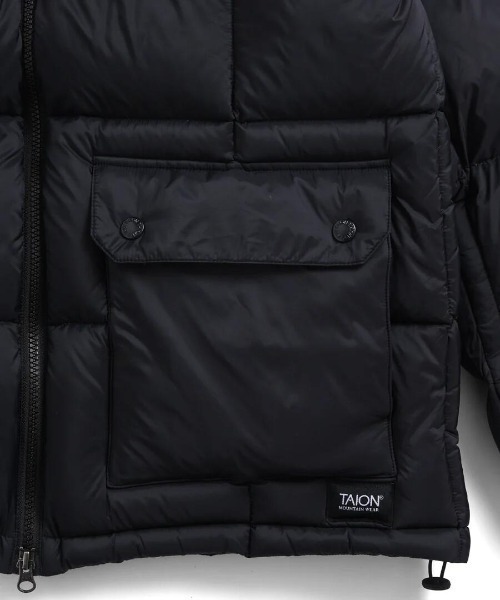 TAION(タイオン)の「MT PACKABLE VOLUME DOWN VEST 002VZMT(ダウンベスト・メンズ・ブラック・LARGE/X-LARGE/XX-LARGE)」の11枚目の写真