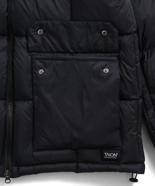 TAION(タイオン)の「MT PACKABLE VOLUME DOWN VEST 002VZMT(ダウンベスト・メンズ・ブラック・LARGE/X-LARGE/XX-LARGE)」の13枚目の写真