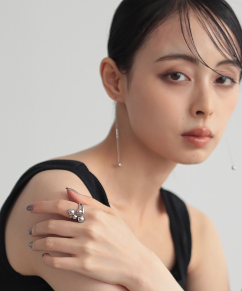 ランダムボールリング【サージカルステンレス】（リング）｜for