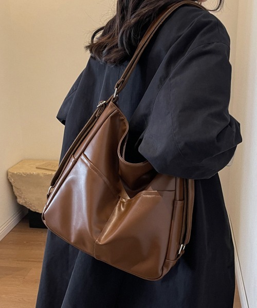 Miniministore（ミニミニストア）の「3way ショルダーバッグ リュック 鞄（ショルダーバッグ・レディース・アイボリー/ブラック/ブラウン・FREE）」の12枚目の写真
