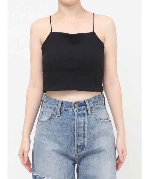 Htage（テージ）の「【Htage】カップ付きデザインインナー（キャミソール・レディース・アイボリー/ブラック・FREE）」の9枚目の写真