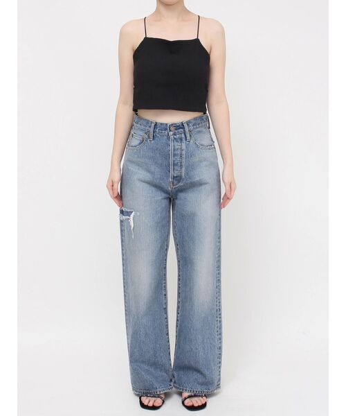 Htage（テージ）の「【Htage】カップ付きデザインインナー（キャミソール・レディース・アイボリー/ブラック・FREE）」の16枚目の写真