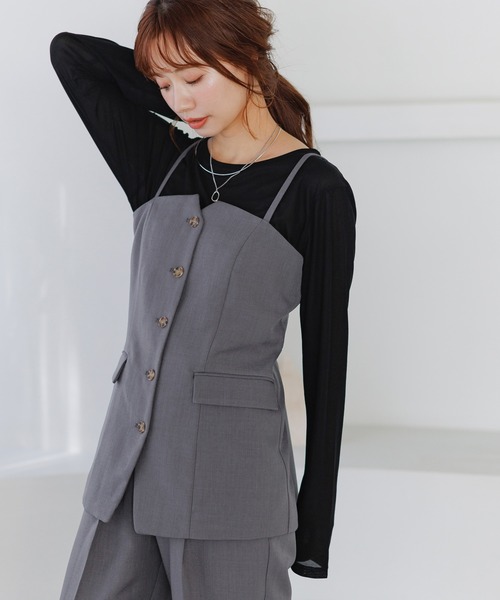 mysty woman（ミスティウーマン）の「セットアップ着用可