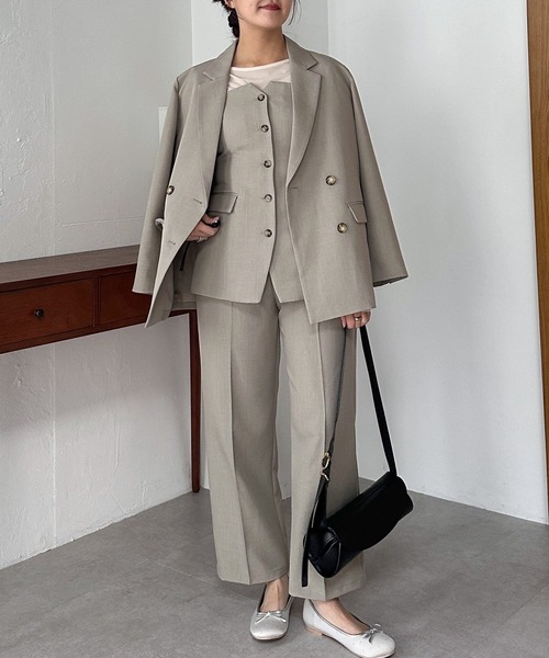 セットアップ着用可・フロントボタンビスチェ 291379（その他トップス）｜mysty woman（ミスティウーマン）