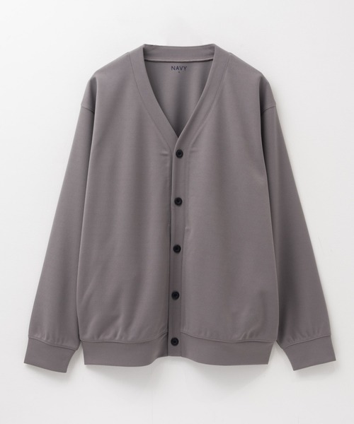 NAVY（ネイビー）の「着回しの効くジョーゼットカーディガン【UVカット・ドライ・イージーケア・軽量】（カーディガン/ボレロ・メンズ・グレイッシュベージュ/ブラック/ネイビー・M/XL/L/XXL/S）」の11枚目の写真