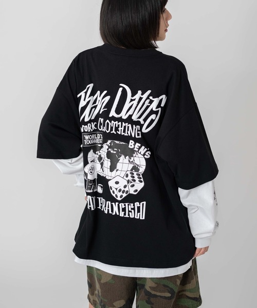 BEN DAVIS(ベンデイビス)の「∴WEGO/別注BENDAVISアンサンブルグラフィックT(アンサンブル・メンズ・ブラック/ホワイト・MEDIUM/LARGE)」の20枚目の写真