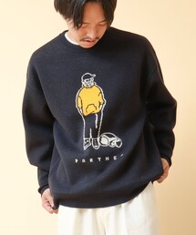 【STONEWOLD】PARTNER ダブルジャガードC/Nニット 24AW