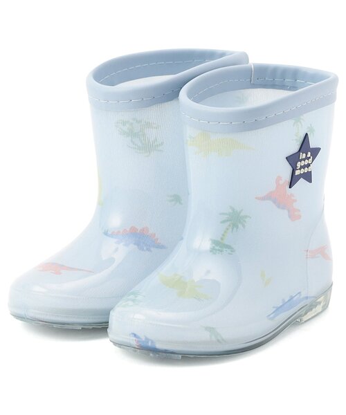 apres les cours（アプレレクール）の「【柄おそろい】レインシューズ（りぼん・花・さくらんぼ・恐竜）（レインシューズ・キッズ・ピンク/ラベンダー/アイボリー/サックスブルー・14/15 /16/17/18/19）」の21枚目の写真