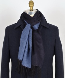 SHIPS | PIACENZA: カシミヤ/シルク リバーシブル マフラー(マフラー)