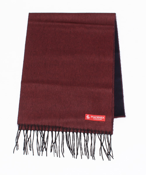 SHIPS（シップス）の「PIACENZA: カシミヤ/シルク リバーシブル マフラー（マフラー・メンズ・キャメル/ワイン/オレンジ/グリーン/ブルー/パープル・ONE SIZE）」の10枚目の写真