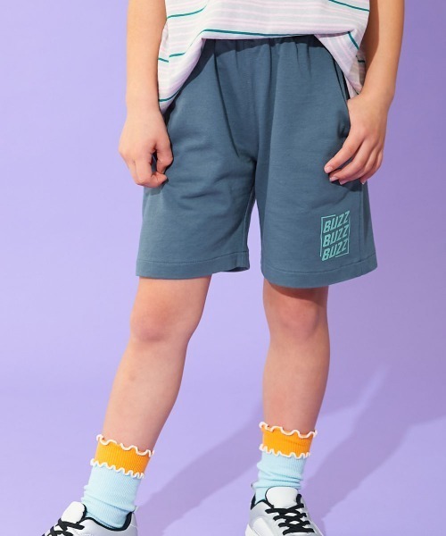 devirock（デビロック）の「デザインいろいろ 無地ワンポイント＆総柄 ミニ裏毛ハーフパンツ（その他パンツ・キッズ・ブルー系1/ホワイト系1/ブラック系4/ブラック系2/ベージュ系3/ベージュ系1/グリーン系1/ブルー系2/ベージュ系4/グリーン系2/ブラック系3/ブラック系1/ベージュ系2/ネイビー系1・110cm/100cm/160cm/150cm/140cm/130cm/120cm）」の13枚目の写真