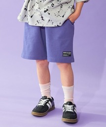 devirock（デビロック）の「デザインいろいろ 無地ワンポイント&総柄 ミニ裏毛ハーフパンツ（その他パンツ）」