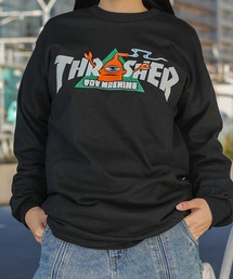 TOY MACHINE VORTEX L/S T-SHIRTS/スラッシャーボックスシルエット前面プリント長袖Tシャツ