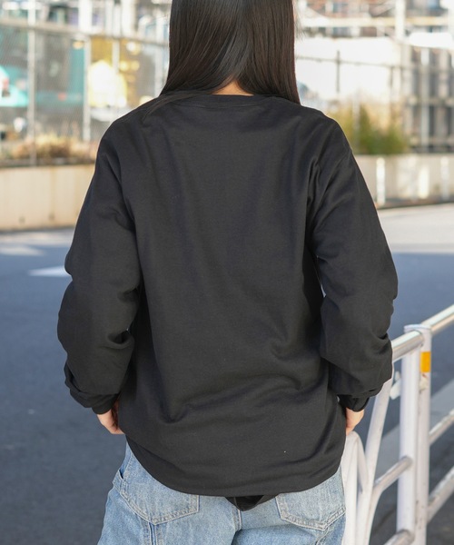 THRASHER(スラッシャー)の「TOY MACHINE VORTEX L/S T-SHIRTS/スラッシャーボックスシルエット前面プリント長袖Tシャツ(Tシャツ/カットソー・メンズ・ブラック・X-LARGE/LARGE/MEDIUM)」の3枚目の写真