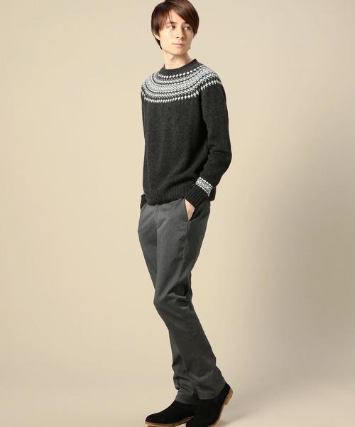 Hurley (ハーレー)の「<HARLEY OF SCOTLAND> SNOW KNIT/ニット◆(ニット/セーター・メンズ・ダークグレー/ブラウン・40/42)」の6枚目の写真