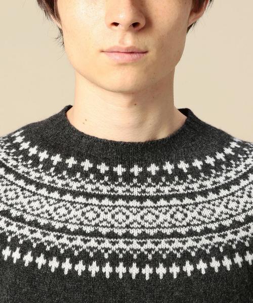 Hurley (ハーレー)の「<HARLEY OF SCOTLAND> SNOW KNIT/ニット◆(ニット/セーター・メンズ・ダークグレー/ブラウン・40/42)」の7枚目の写真