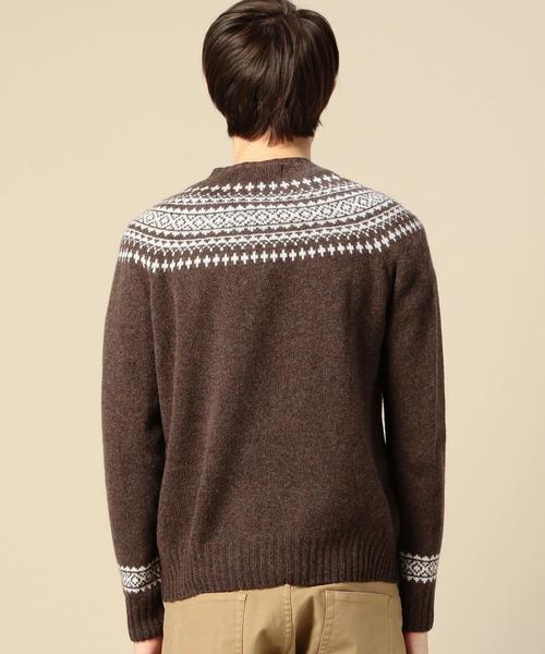Hurley (ハーレー)の「<HARLEY OF SCOTLAND> SNOW KNIT/ニット◆(ニット/セーター・メンズ・ダークグレー/ブラウン・40/42)」の11枚目の写真