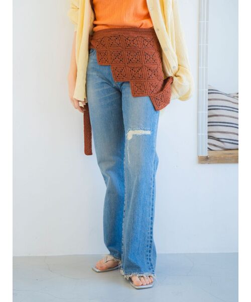 Ungrid(アングリッド)の「ニットデザインスカート(スカート・レディース・ブラウン/ブラック/アイボリー・FREE)」の19枚目の写真