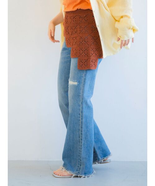 Ungrid(アングリッド)の「ニットデザインスカート(スカート・レディース・ブラウン/ブラック/アイボリー・FREE)」の18枚目の写真