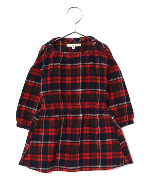 Ships Kids シップスキッズ の Ships Kids フランネルチェック ワンピース Baby ワンピース Wear