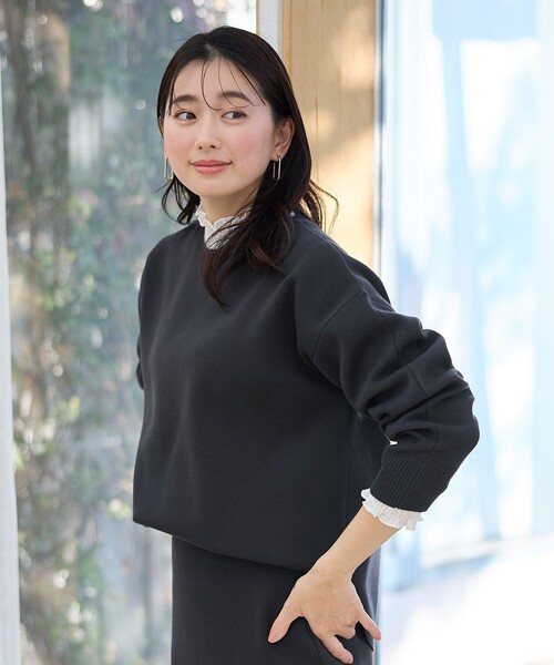 ニット セーター 「洗濯機OK」ミラノリブニットプルオーバー レディース any FAM ニット セーター 「洗濯機可/UVカット」ミラノ