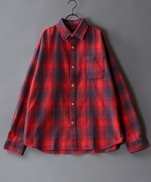 SITRY（シトリー）の「Snow Washing Check Shirt/スノーウォッシュ加工 ヴィンテージライク チェックシャツ ネルチェックシャツ ネルシャツ（シャツ/ブラウス・メンズ）」