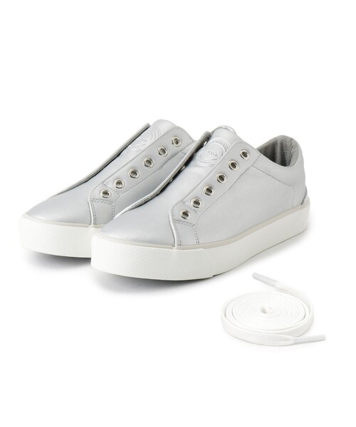 Dessin（デッサン）の「【2WAY】スムーススニーカー（スニーカー・レディース・ホワイト系/ライトグレー/シルバー・45/40/35/30/65/60/55/50）」の3枚目の写真