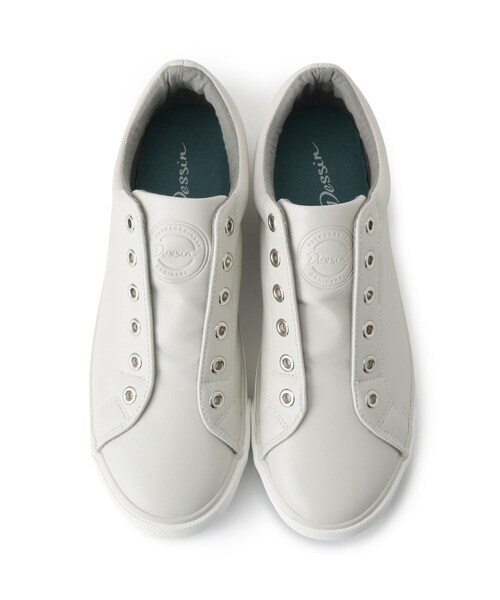 Dessin（デッサン）の「【2WAY】スムーススニーカー（スニーカー・レディース・ホワイト系/ライトグレー/シルバー・45/40/35/30/65/60/55/50）」の7枚目の写真