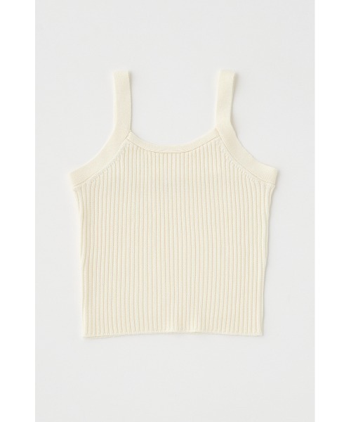 MOUSSY（マウジー）の「RIB KNIT カーディガン & タンクトップ（カーディガン/ボレロ・レディース・ライトブラック/ライトカーキ/アイボリー・FREE）」の11枚目の写真